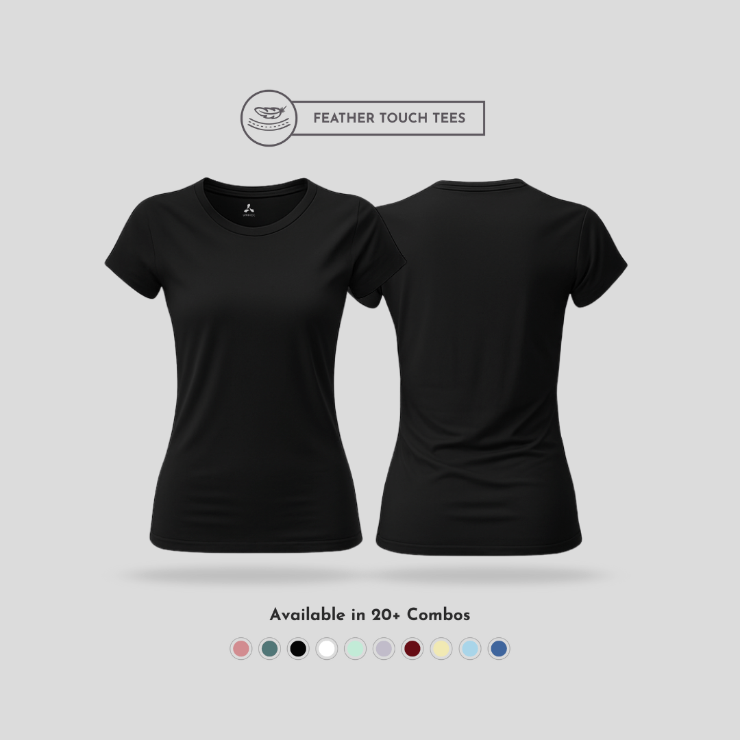 Feather Touch Round Neck T-Shirt