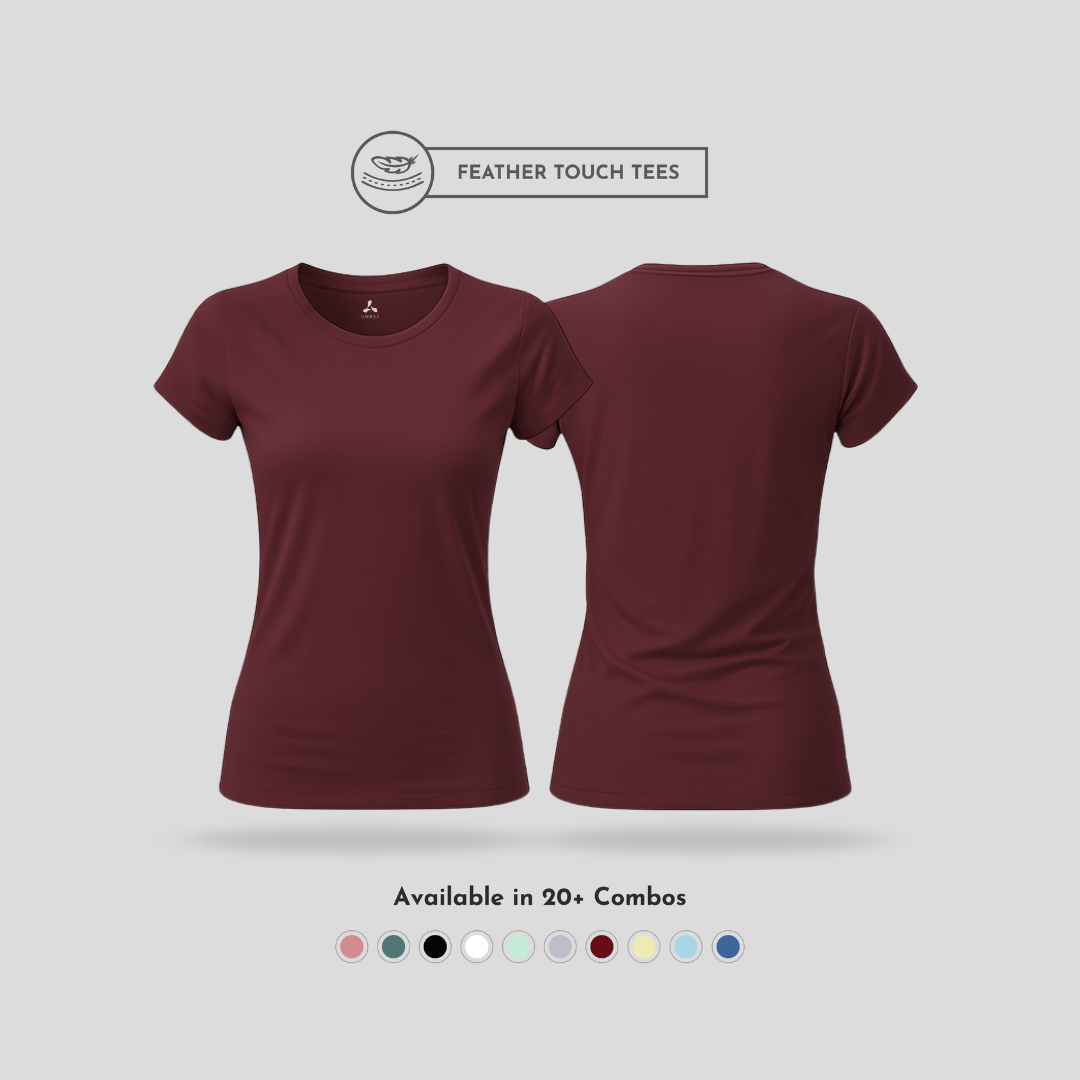 Feather Touch Round Neck T-Shirt