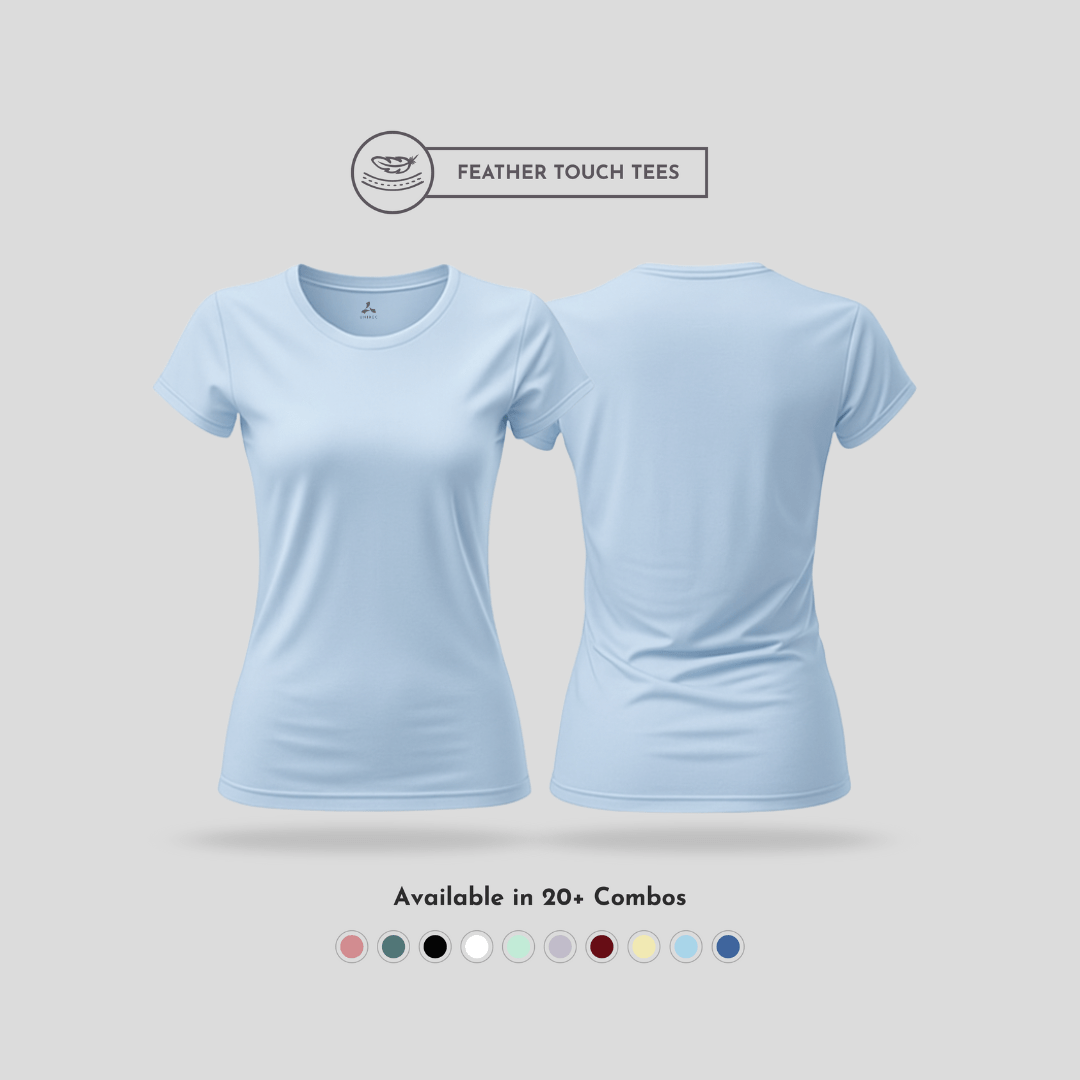 Feather Touch Round Neck T-Shirt